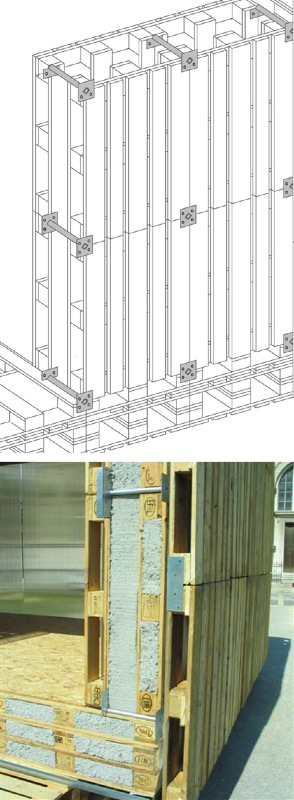 plan maison en palette